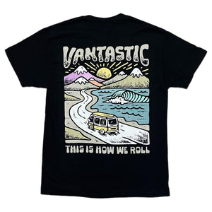 This is how we roll t-shirt - black