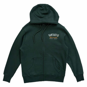 Living the dream Zip-Up Hoody - Forest Green