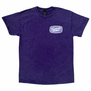Vintage bolt T-shirt - washed purple
