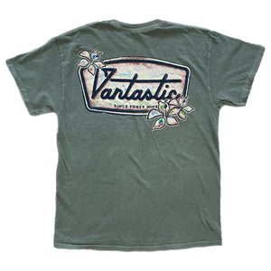 Vintage "Surf Deluxe" t-shirt - Washed Sage