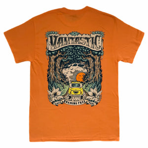 Roaming free t-shirt - orange
