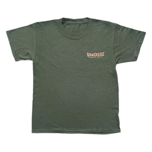 Kids adventure awaits T-shirt - military green