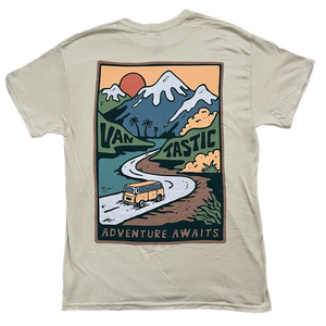Adventure Awaits T-Shirt - Sand