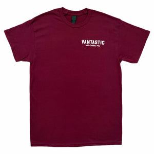 Parts & repairs t-shirt - maroon