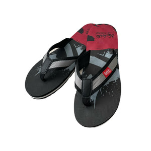 Men's flip-flops Black/Red/Grey