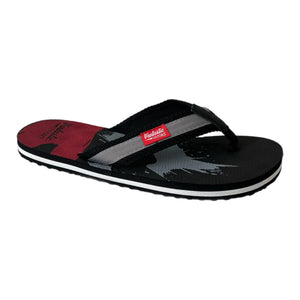 Men's flip-flops Black/Red/Grey