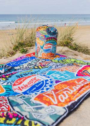 Sticker bomb Quilted Camping Blanket - Limited Edition