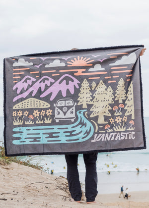 Livin’ the dream Fleece Camping Blanket - Limited Edition