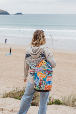 Sticker bomb Quilted Camping Blanket - Limited Edition