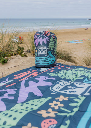 Livin’ the dream Quilted Camping Blanket - Limited Edition