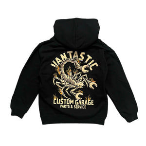 Kids Scorpion Hoody - Black