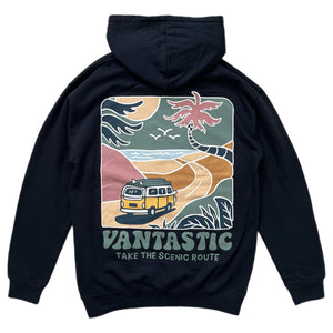 the Scenic route Hoodie - Dark navy