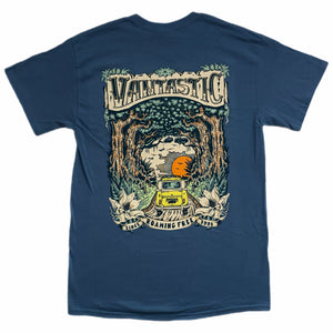 Roaming free t-shirt - indigo