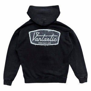 Stitch deluxe acid Hoody - Snow wash black