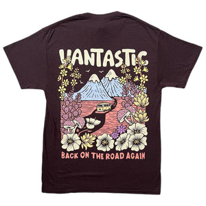Back on the road again t-shirt - Dark brown