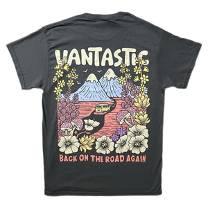 Back on the road again T-shirt - Charcoal