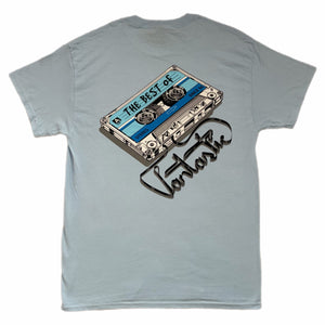 Mix tape t-shirt - baby blue