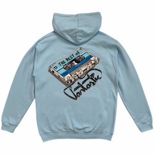 Mix tape hoody - baby blue