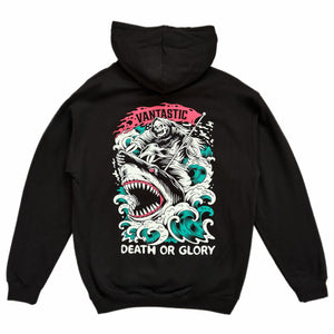 Death or glory hoody - black