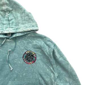 Throwback Acid wash Hoody - Seafoam