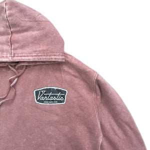 Stitch deluxe Acid wash Hoody - light pink