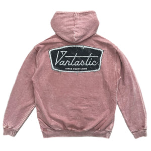Stitch deluxe Acid wash Hoody - light pink