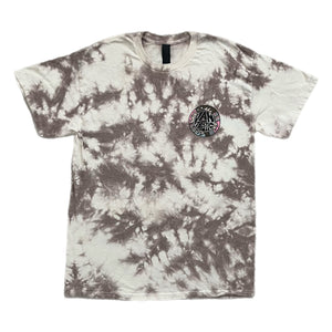 Throwback Tie-dye scrunch t-shirt - brown
