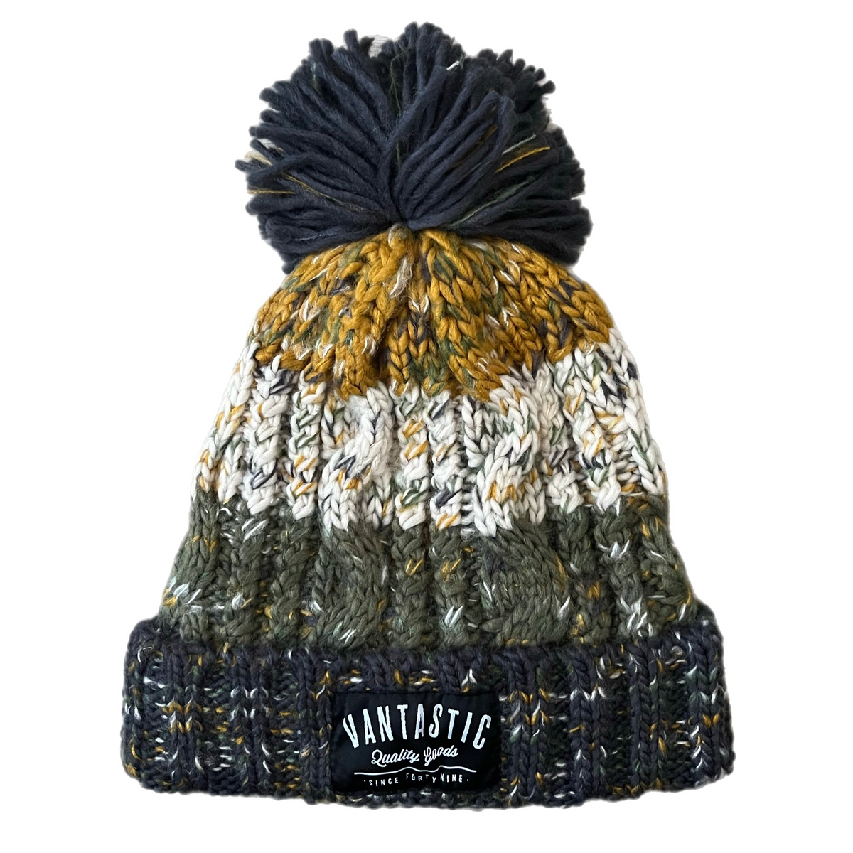 Cohesion bobble beanie - Moss