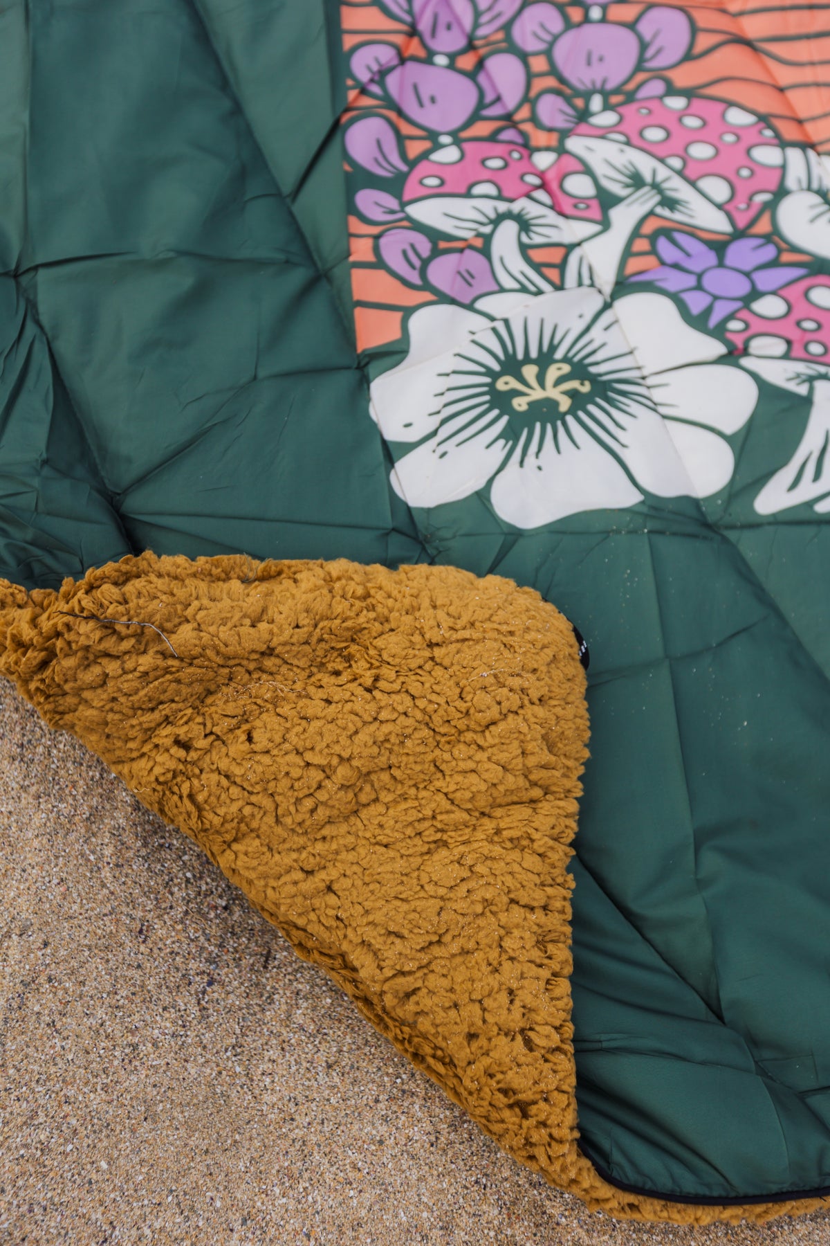 Back on the road again Quilted Camping Blanket - Limited Edition