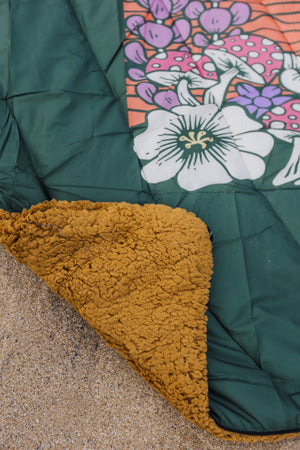 Back on the road again Quilted Camping Blanket - Limited Edition