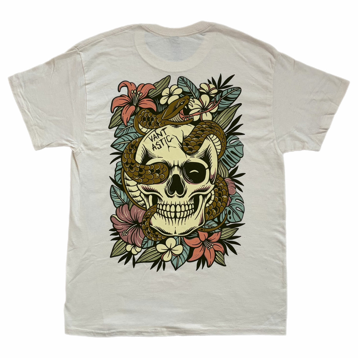 Skull island t-shirt - natural