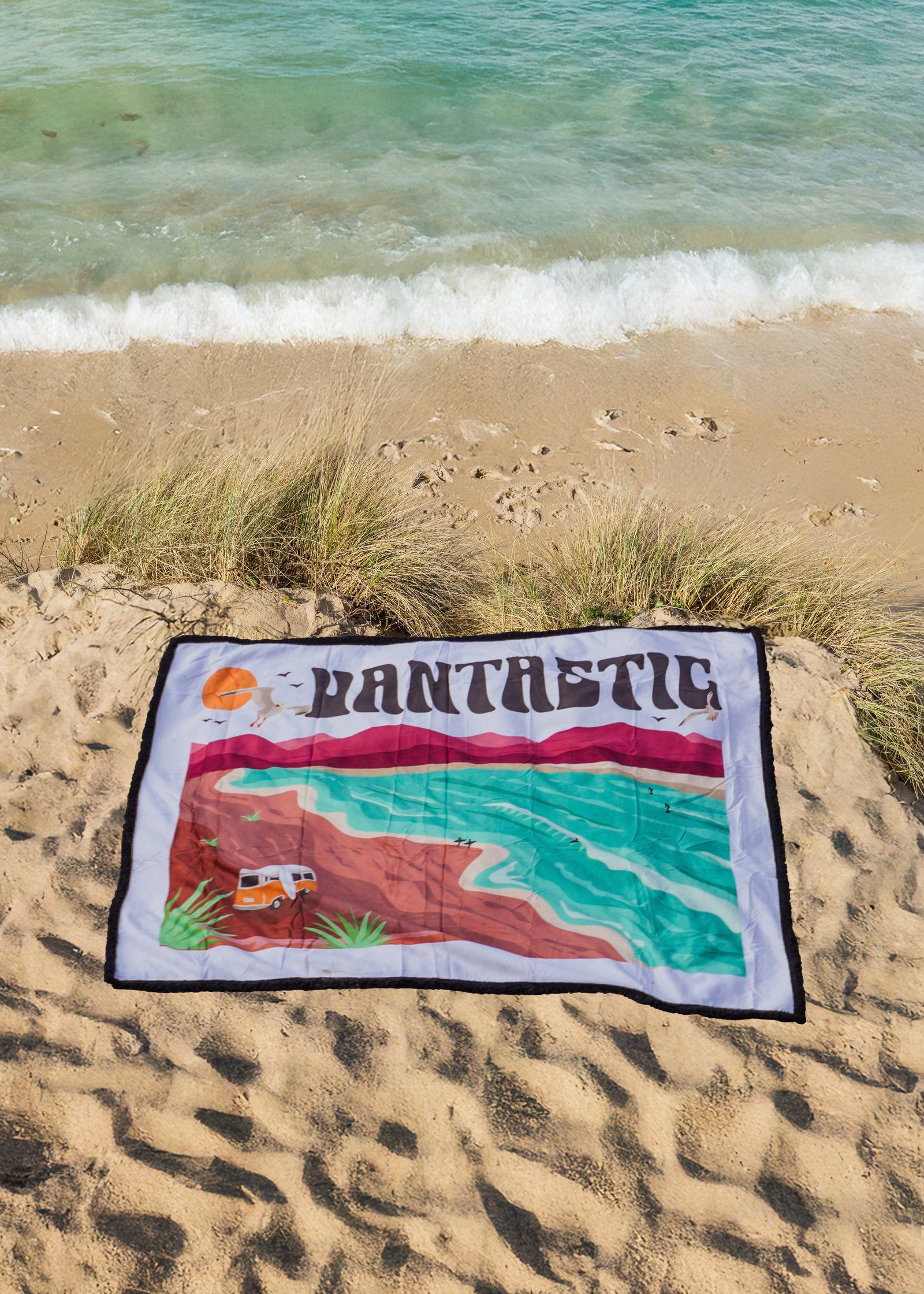 Coast of dreams Fleece Camping Blanket - Limited Edition