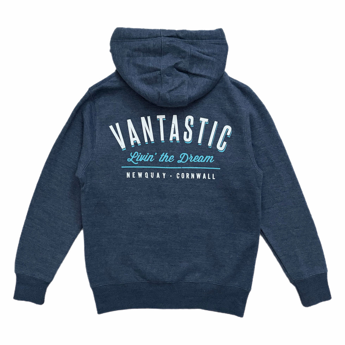 Living the dream Zip-Up Hoody - Heather Indigo