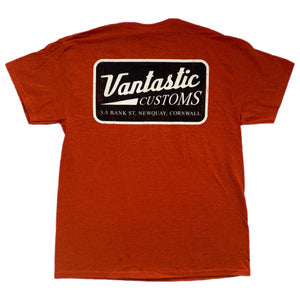 Bank street t-shirt - burnt orange