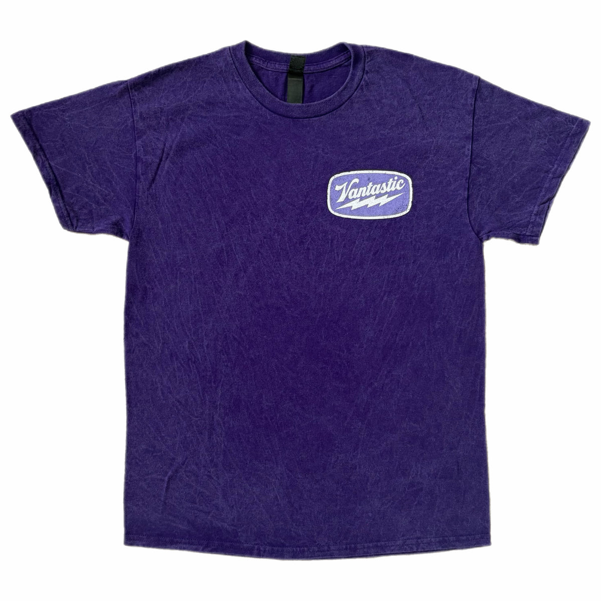 Vintage bolt T-shirt - washed purple
