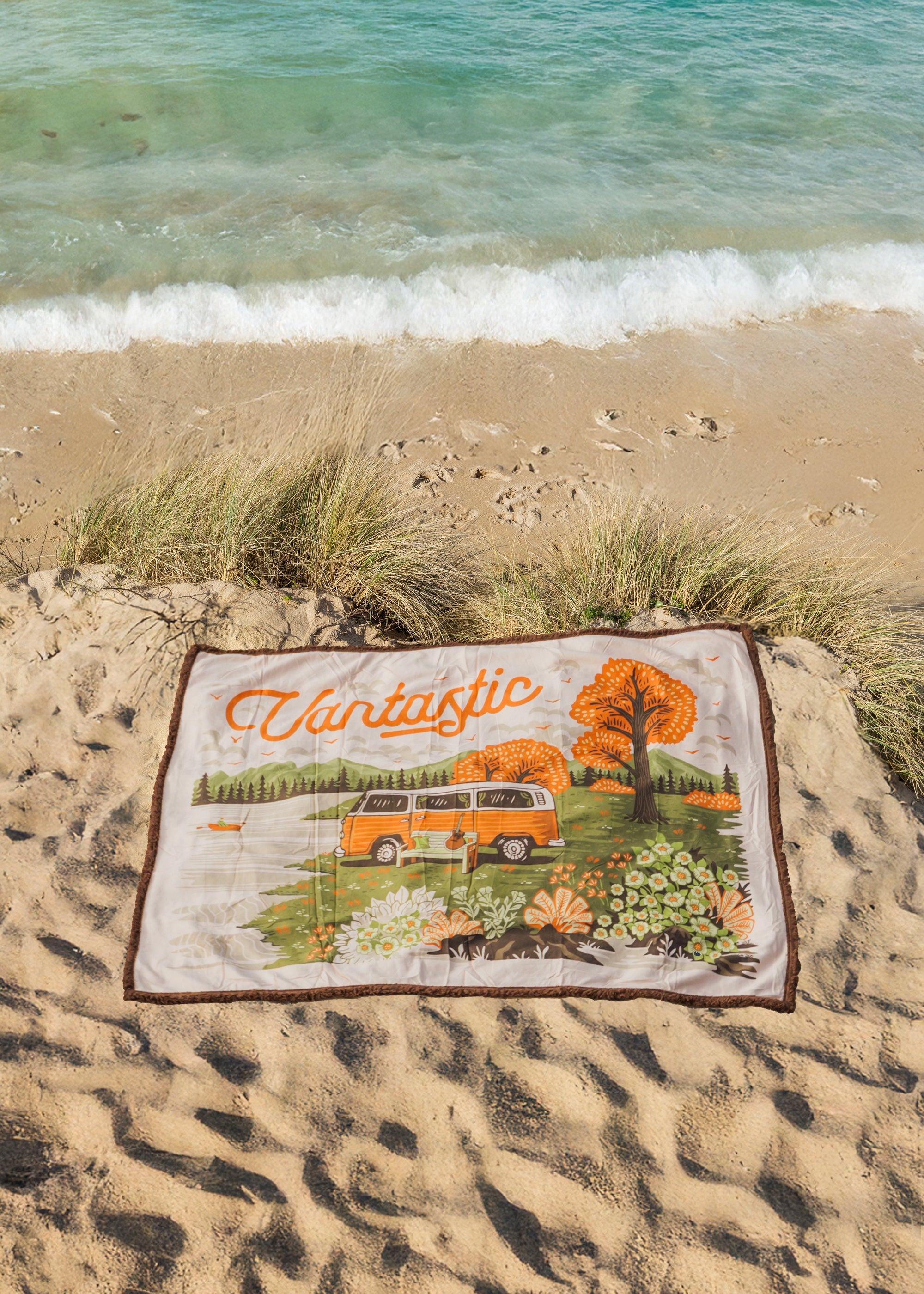 Happiness Fleece Camping Blanket - Limited Edition