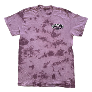 Tie-dye surf t-shirt - Dusty Pink Scrunch