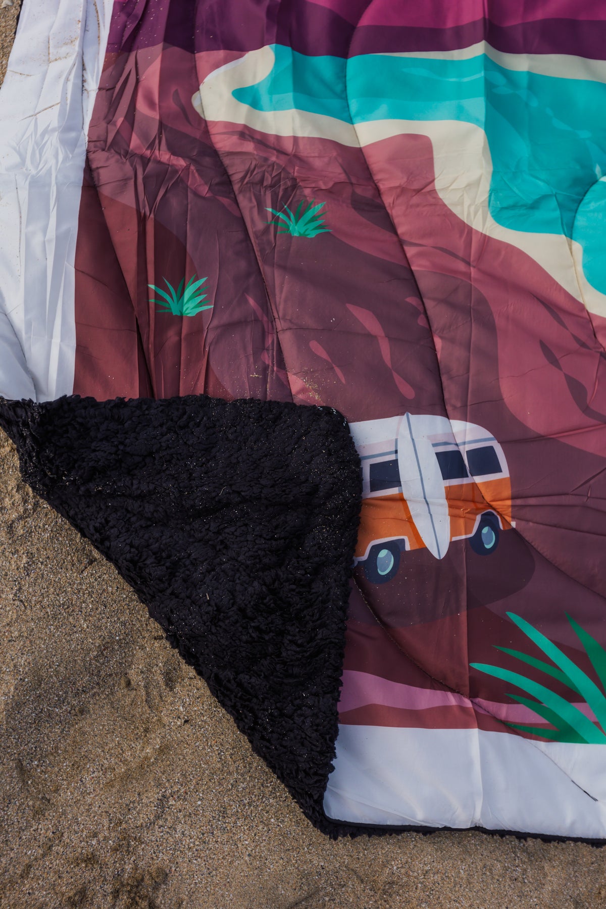 Coast of dreams Quilted Camping Blanket - Limited Edition