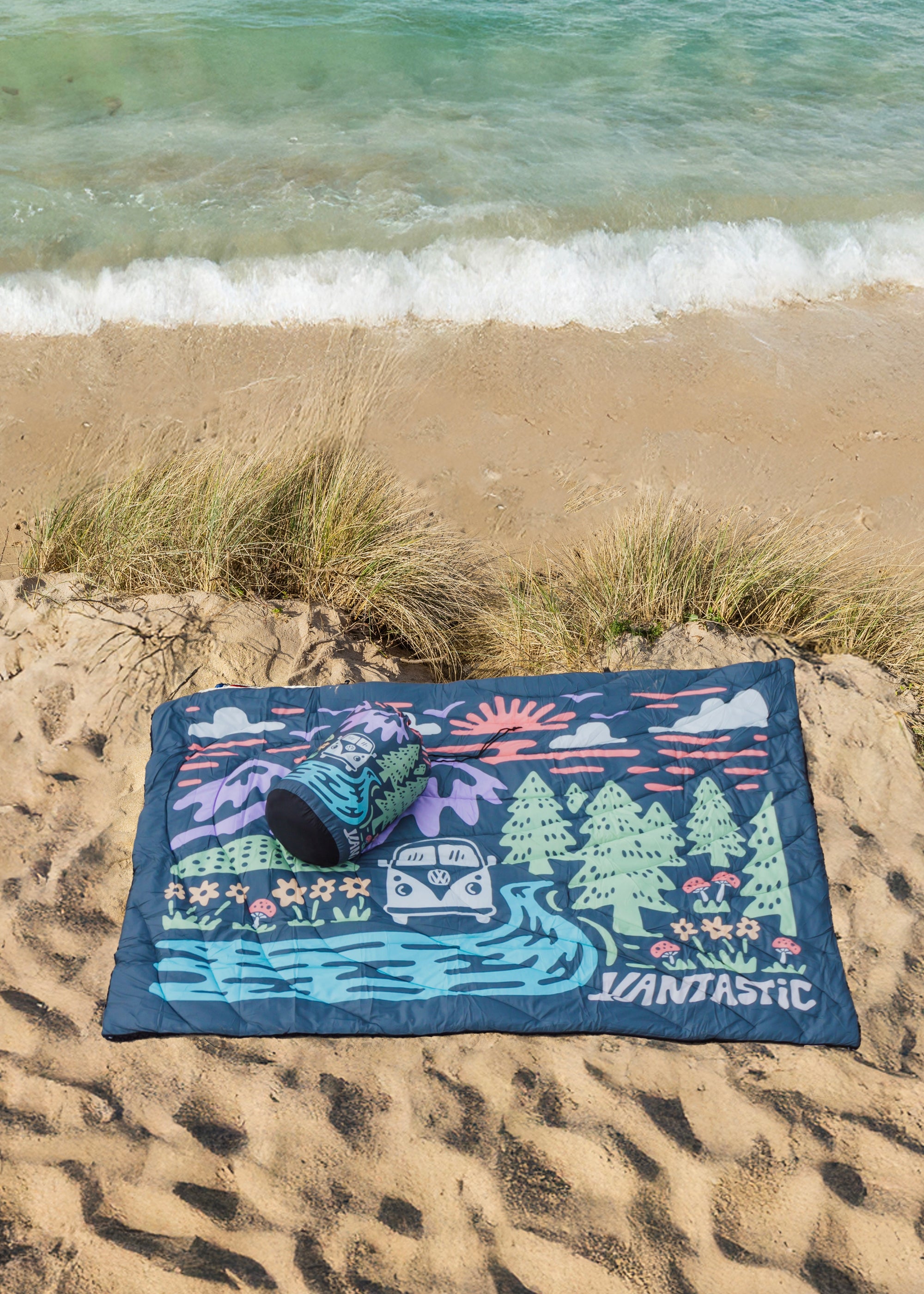 Livin’ the dream Quilted Camping Blanket - Limited Edition