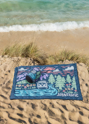 Livin’ the dream Quilted Camping Blanket - Limited Edition