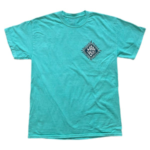 Vintage sunrise t-shirt - washed turquoise