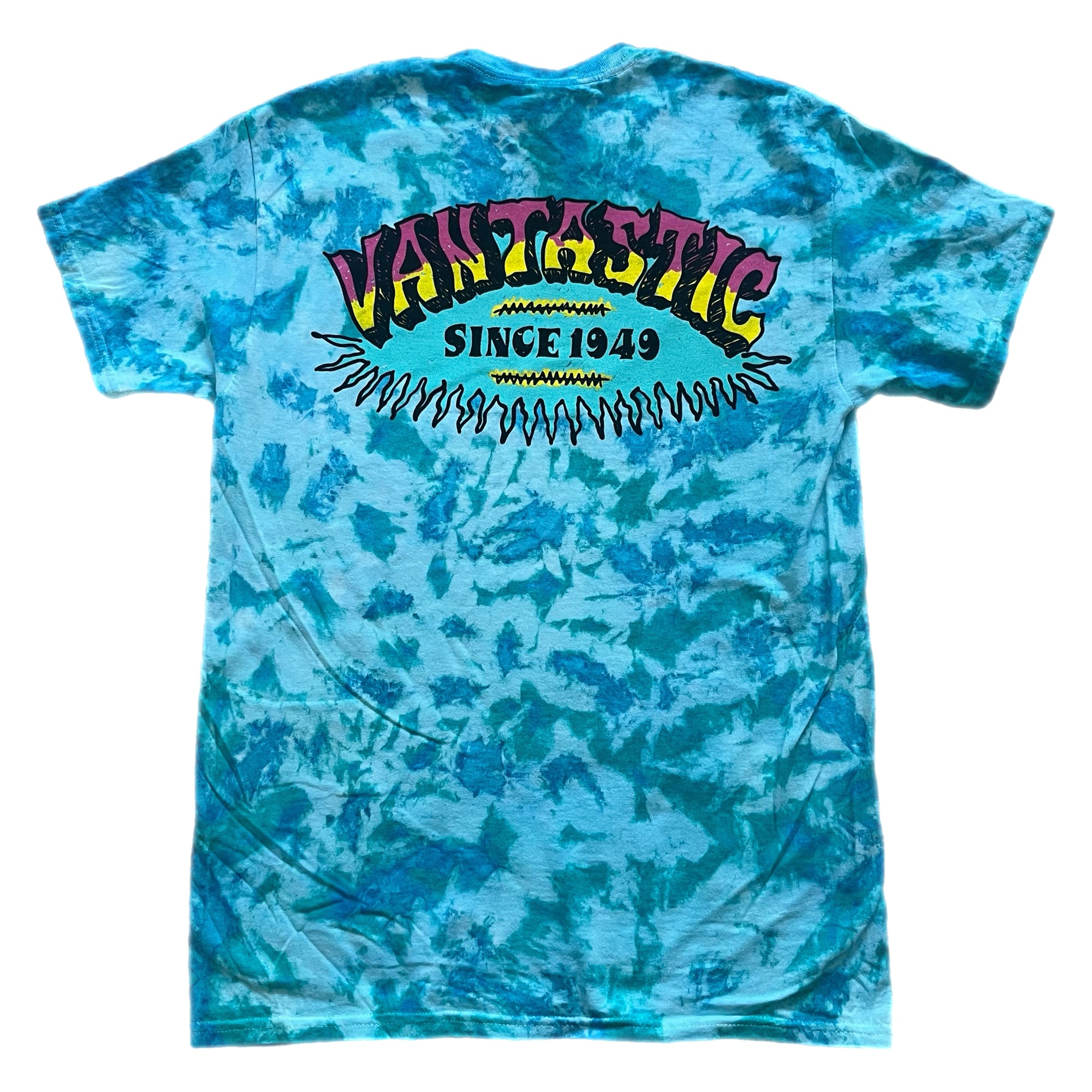 Tie-dye surf t-shirt - Jade Blaster Wash