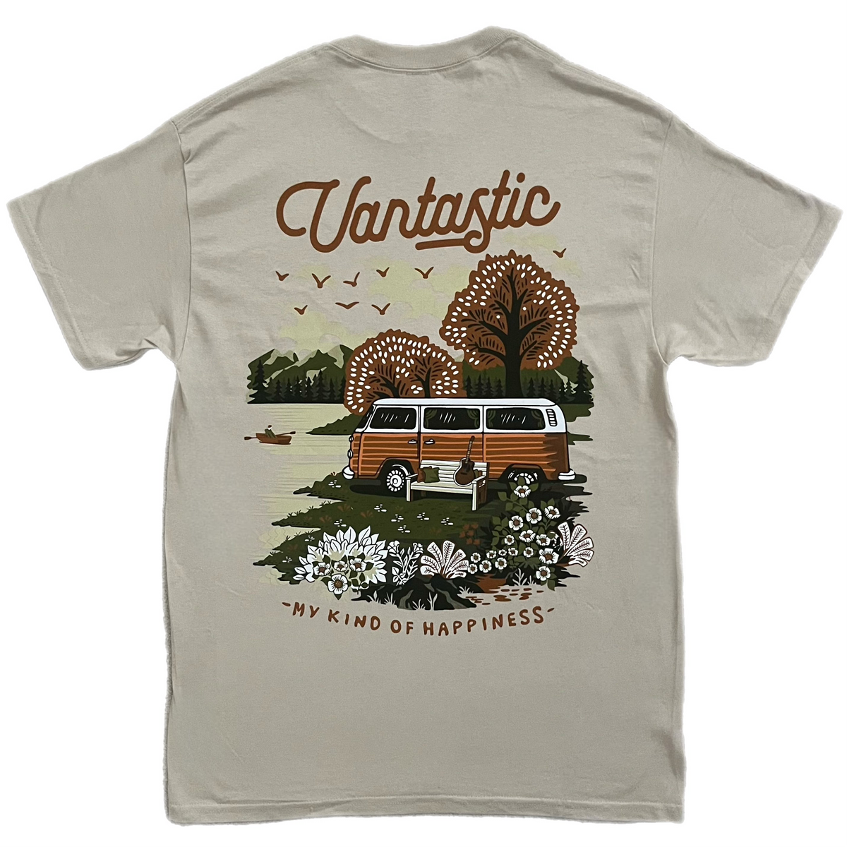 My kind of happiness t-shirt - Sand