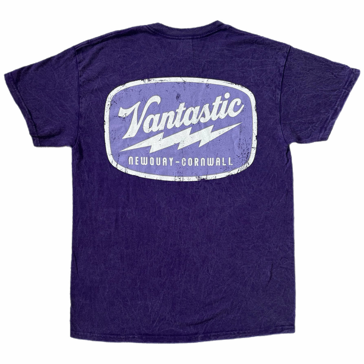 Vintage bolt T-shirt - washed purple