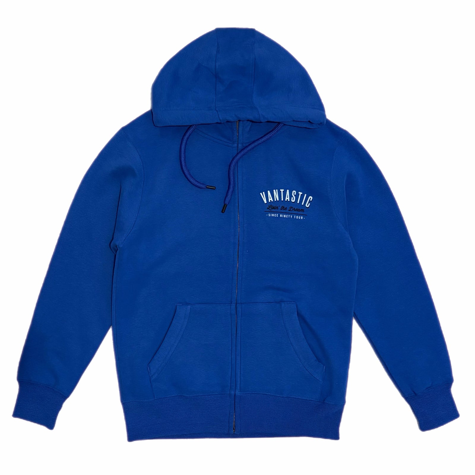 Living the dream Zip-Up Hoody -  vintage royal