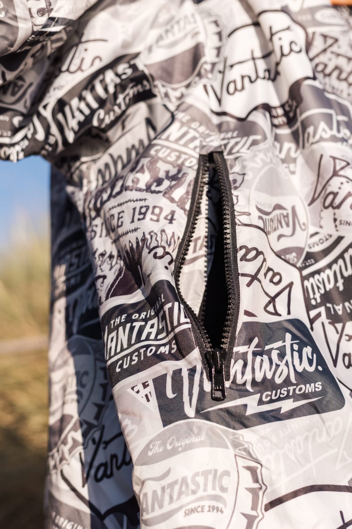 Vantastic "Vanrobe" grey sticker bomb