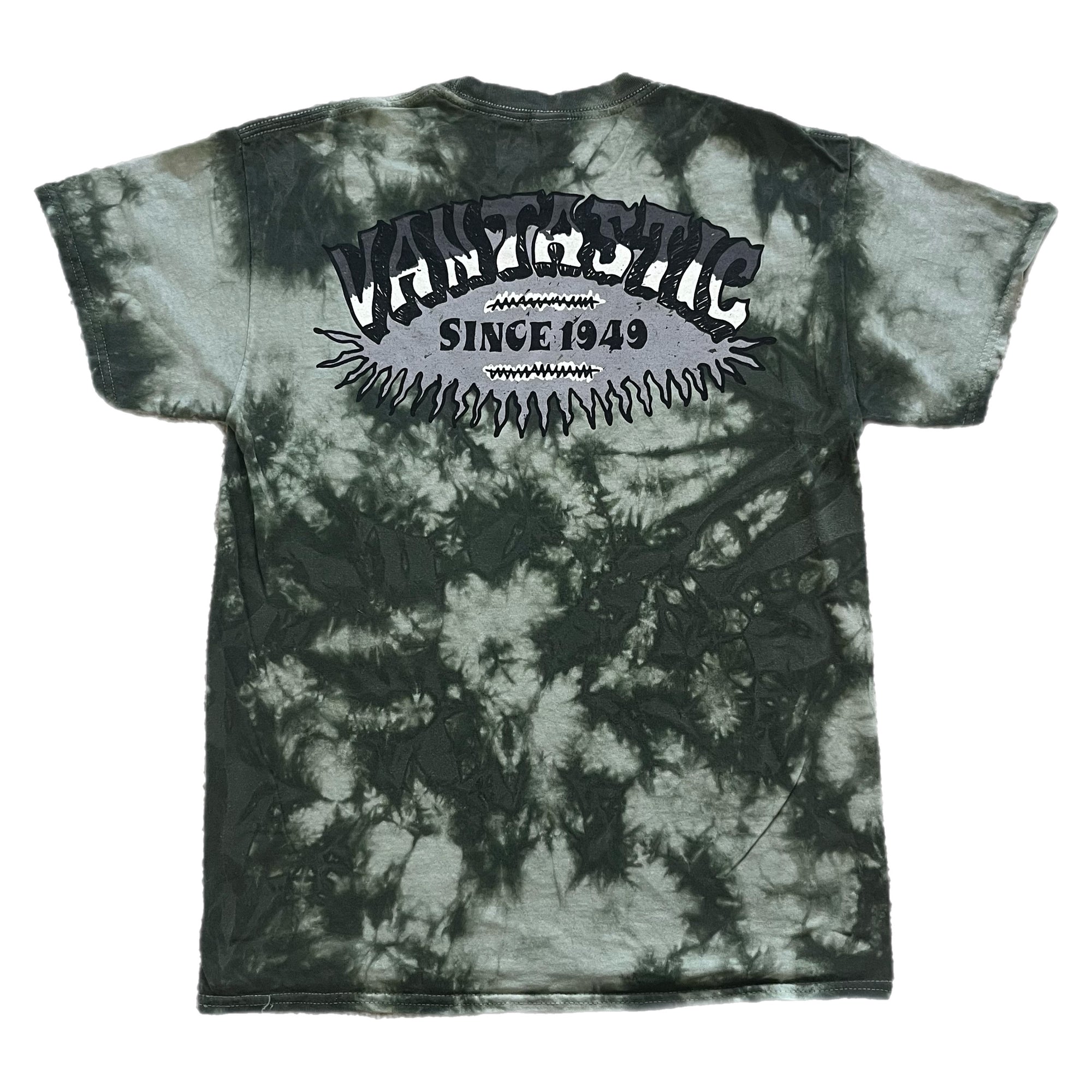 Tie-dye surf t-shirt - Dusty Sage Scrunch