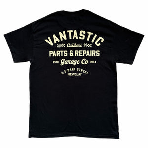Parts & repairs t-shirt - black