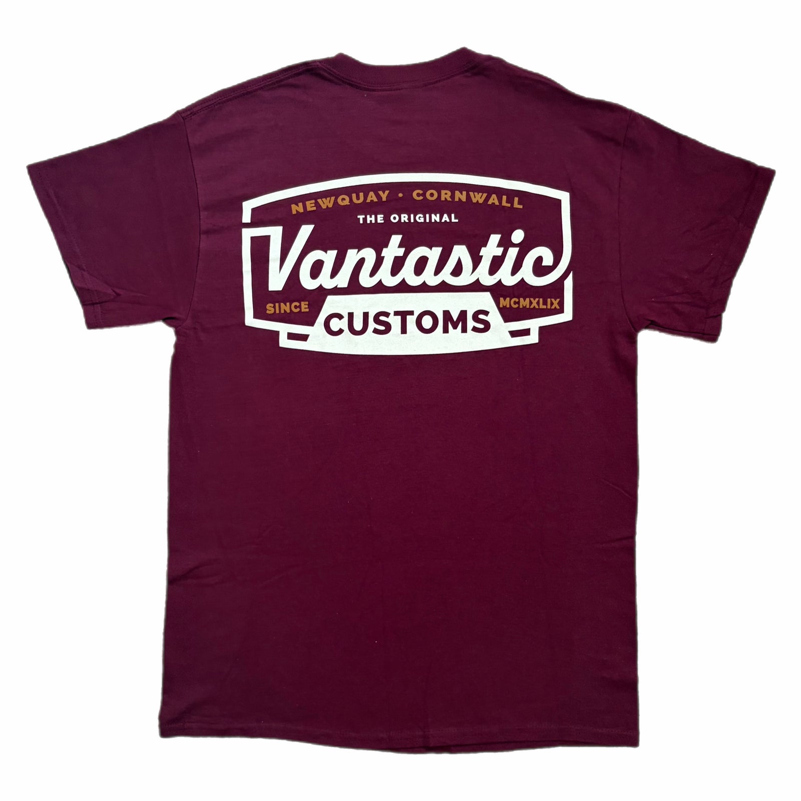 Vantastic customs T-shirt - maroon