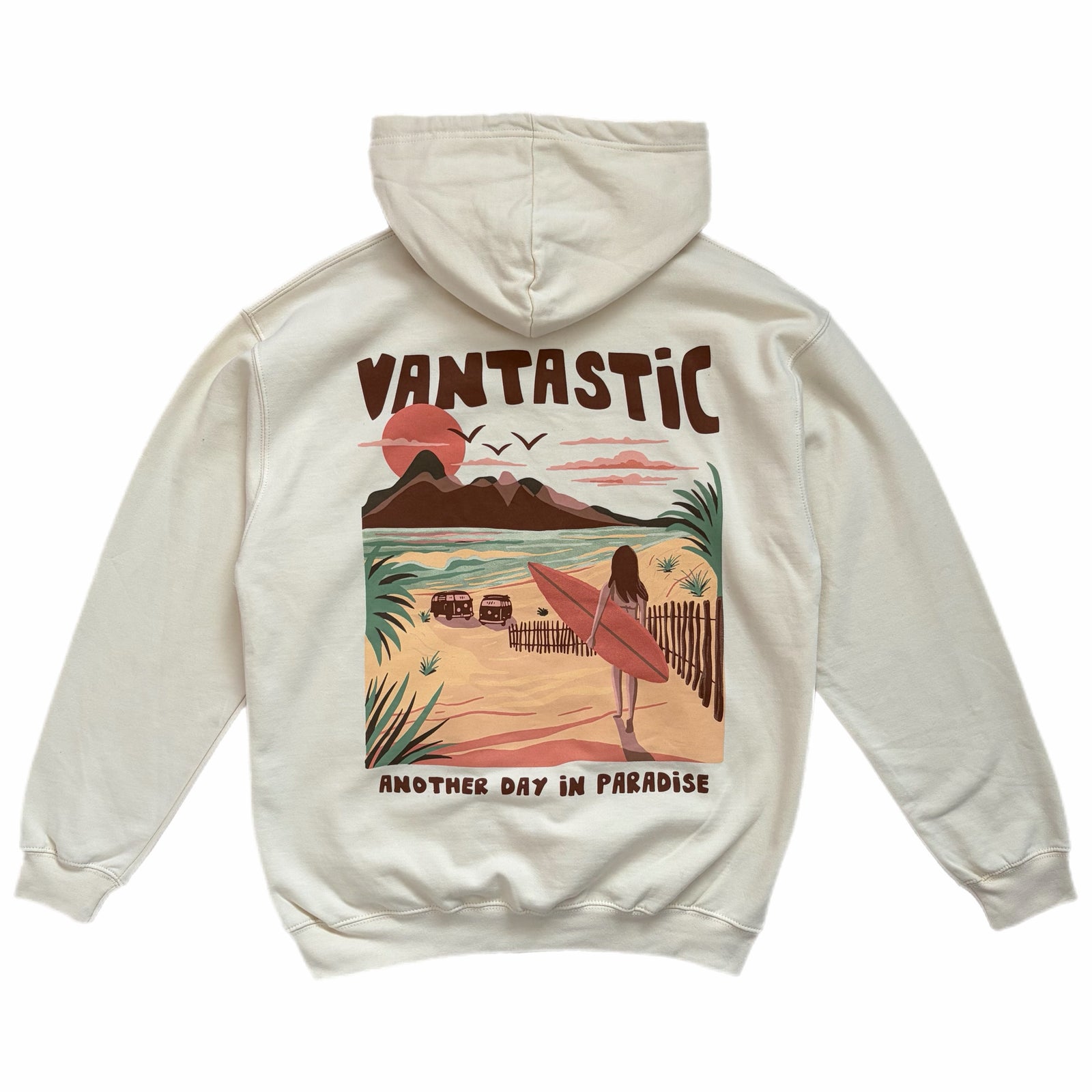 Another day in paradise Hoody - vanilla